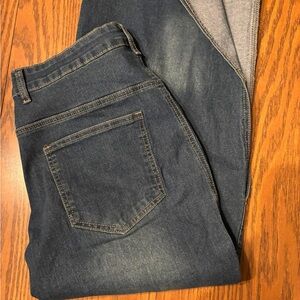 SHEIN Dark Blue Denim Maxi Skirt